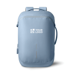 Schlanker Urban-Rucksack für Laptop mit 15 L Fassungsvermögen Bobby Air 16” farbe blau Ansicht mit Druckbereich