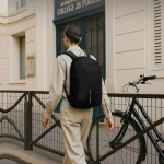 Diebstahlsicherer Rucksack mit wandelbarem Reißverschluss 22 L 16” farbe grau