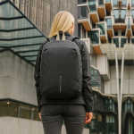 Diebstahlsicherer Rucksack mit wandelbarem Reißverschluss 22 L 16” farbe grau