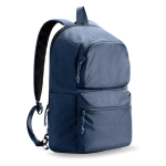Diebstahlsicherer Rucksack mit wandelbarem Reißverschluss 22 L 16” farbe marineblau Ansicht 11