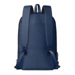 Diebstahlsicherer Rucksack mit wandelbarem Reißverschluss 22 L 16” farbe marineblau Ansicht 14