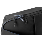 Diebstahlsicherer Rucksack mit wandelbarem Reißverschluss 22 L 16” farbe marineblau neunte Ansicht