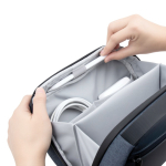 Reiseetui mit Kofferöffnung und 2,5 L Fassungsvermögen 8” farbe marineblau Ansicht 18