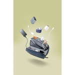 Reiseetui mit Kofferöffnung und 2,5 L Fassungsvermögen 8” farbe marineblau Lifestyle-Bild