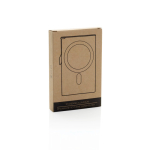 Magnetischer Kartenhalter aus Aluminium fürs Smartphone mit RFID-Schutz farbe silber zweite Ansicht mit Box