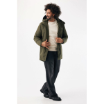 Unisex wattierte wasserdichte Jacke Modern Fit 95 g/m² Iqoniq Thelon farbe khaki zweite Ansicht mit Modell