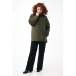 Unisex wattierte wasserdichte Jacke Modern Fit 95 g/m² Iqoniq Thelon farbe khaki