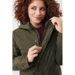 Unisex wattierte wasserdichte Jacke Modern Fit 95 g/m² Iqoniq Thelon farbe khaki