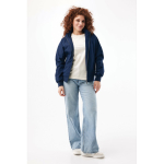 Unisex Urban-Jacke medium fit mit Reißverschluss und Futter 95 g/m² Iqoniq Odin farbe marineblau