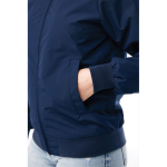 Unisex Urban-Jacke medium fit mit Reißverschluss und Futter 95 g/m² Iqoniq Odin farbe marineblau