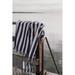 Hammam-Familienhandtuch aus recycelter Baumwolle 200 g/m² 180×180 cm farbe blau Lifestyle-Bild