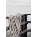 Hammam-Familienhandtuch aus recycelter Baumwolle 200 g/m² 180×180 cm farbe beige Lifestyle-Bild