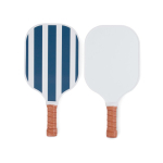 Pickleball-Set mit Holzschlägern und Ball zum Spielen farbe marineblau zweite Ansicht