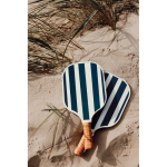 Pickleball-Set mit Holzschlägern und Ball zum Spielen farbe marineblau Lifestyle-Bild