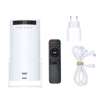 Projektor mit Bluetooth- und WLAN-Konnektivität, 3W farbe weiß erste Ansicht