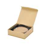 Runde Holz-Trophäenplakette mit schwarzem Glassockel vierte Ansicht