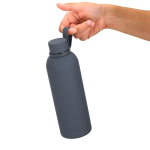 Edelstahlflasche mit Silikon-Tragegriff, 750 ml dritte Ansicht