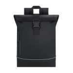 Rolltop-Rucksack mit Reflektorstreifen, sicher, 15” farbe schwarz erste Ansicht