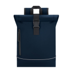 Rolltop-Rucksack mit Reflektorstreifen, sicher, 15” farbe marineblau erste Ansicht
