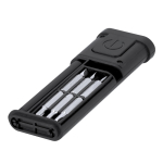 Etui in Taschenlampenform mit 6 Werkzeugen vierte Ansicht