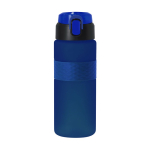 Sportflasche aus recyceltem Kunststoff mit Trinkaufsatz 730 ml farbe blau erste Ansicht