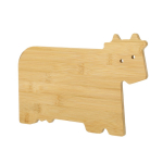 Küchenbrett aus Bambus in kompakter Kuhform zweite Ansicht