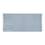 Kordelzugrucksack mit faltbarem Pareo aus recycelter Baumwolle zweite Ansicht