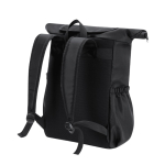 Rolltop-Rucksack aus RPET mit Doppelverschluss, Laptopfach 15” dritte Ansicht