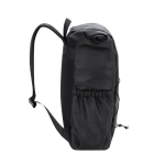 Rolltop-Rucksack aus RPET mit Doppelverschluss, Laptopfach 15” vierte Ansicht