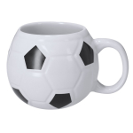 Keramiktasse mit klassischem Fußball-Design, 440 ml farbe schwarz erste Ansicht