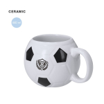 Keramiktasse mit klassischem Fußball-Design, 440 ml