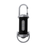 Wiederaufladbare Taschenlampe mit Karabiner und 7 Leuchtmodi farbe schwarz erste Ansicht