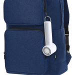 Tragbarer Ventilator mit Karabinerstütze und 3 Geschwindigkeiten dritte Ansicht