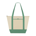 Kühltasche mit Aluminium-Innenbeschichtung und 60 cm Henkeln farbe grün erste Ansicht