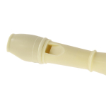 Zerlegbare Kunststoffflöte in 3 Teilen mit Non-Woven-Tasche zweite Ansicht