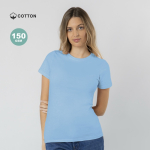 Damen-T-Shirt aus Baumwolle, Kurzarm, 150 g/m²