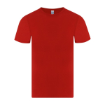 Kinder-T-Shirt aus Baumwolle, Single Jersey, kurzarm, 150 g/m² farbe rot erste Ansicht