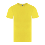 Kinder-T-Shirt aus Baumwolle, Single Jersey, kurzarm, 150 g/m² farbe gelb erste Ansicht
