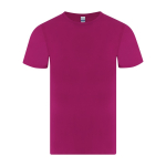 Kinder-T-Shirt aus Baumwolle, Single Jersey, kurzarm, 150 g/m² farbe pink erste Ansicht