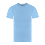 Kinder-T-Shirt aus Baumwolle, Single Jersey, kurzarm, 150 g/m² farbe hellblau erste Ansicht