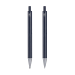 Schreibset mit Bleistift und Kugelschreiber aus recyceltem Alu siebte Ansicht