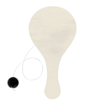 Holzschläger-Set mit Ball zum Ausmalen mit Wachsmalstiften vierte Ansicht