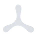 Originelles 3-Flügel-Frisbee, flexibel und leicht aus weichem Gummi farbe weiß erste Ansicht