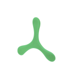 Originelles 3-Flügel-Frisbee, flexibel und leicht aus weichem Gummi