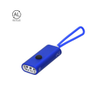 Taschenlampe aus recyceltem Aluminium mit 3 LEDs und Silikongriff