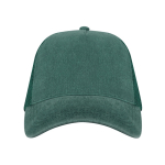 5-Panel-Cap im Washed-Look mit atmungsaktivem, verstellbarem Mesh zweite Ansicht