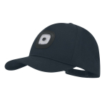 5-Panel-Kappe aus Polyester mit 4-LED-Lampe abnehmbar 200 mAh farbe marineblau erste Ansicht
