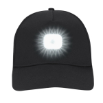 5-Panel-Kappe aus Polyester mit 4-LED-Lampe abnehmbar 200 mAh zweite Ansicht