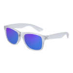 Sonnenbrille mit UV400-Schutz und Spiegelgläsern farbe blau erste Ansicht