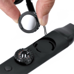 6-in-1-Überlebenspfeife mit LED-Taschenlampe und Band fünfte Ansicht